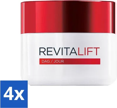 Produktbild von L'Oréal Revitalift Anti-Falten Tagescreme 50 ml - Vorteilspack - 4 Stücke