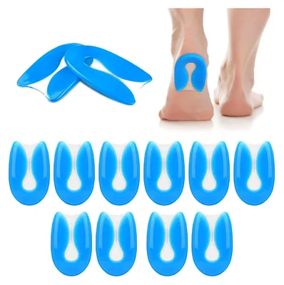 Produktbild von 5 Paar Orthopädische Silikon Einlagen für Fersensporn in U-Form für Damen und Herren