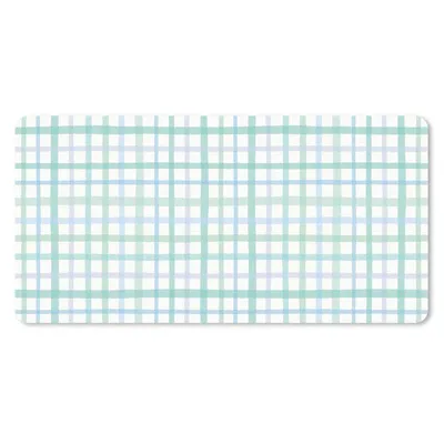 Produktbild von MuchoWow® Schreibtischunterlage Pastell - Muster - Blau 80x40 cm - XXL Mauspad - Gaming Mauspad