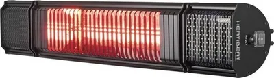 Produktbild von Eurom 334579, Wandmontierter Terrassenheizer, Schwarz, Aluminium, Elektro, 2000 W, 20 m²