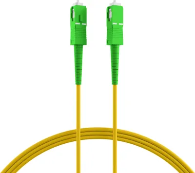 Produktbild von ProfiPatch Glasfaserkabel LWL Patchkabel Simplex SC/APC-SC/APC Singlemode 9/125µ OS2 Lichtwellenleiter 20m