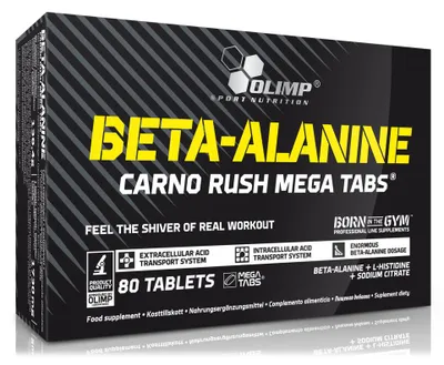 Image de Beta-Alanine Carno Rush Mega Tabs (80 Tabs)