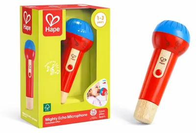 Produktbild von Hape E0337, Spielzeug-Mikrofon, 1 Jahr(e), Mehrfarbig