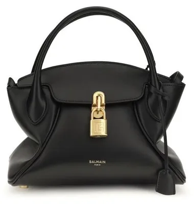 Produktbild von Balmain Handtasche aus Kalbsleder in Schwarz HN1DA067LTEX_0PA