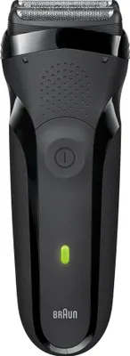 Obrázek produktu pro Braun Series 3 300s, Planžetový holicí strojek, Černá, 2 SensoFoil, LED, Baterie, Nikl-metal hydridová (NiMH)