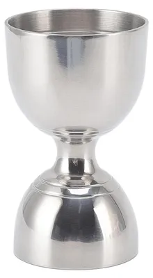 Immagine prodotto di Misurino doppio in acciaio inossidabile, modello "Bell", da 30/60 ml, ideale per cocktail