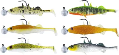 Produktbild von Westin Stanley The Stickleback Shadtail R 'N R 5.5cm 5g - 3 Gummifische, Farbe:Dark Water Mix 10