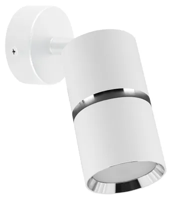 Productafbeelding van DIOR SPT GU10, wit/chroom, wand- en plafondlamp