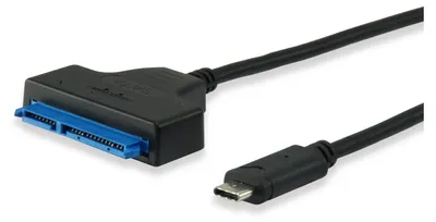 Obrázok produktu pre Equip Adapter USB-C->SATA 2.5"          St/St  0.50m schwarz