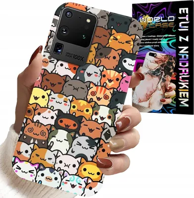 Zdjęcie produktu dla Etui Do Samsung Galaxy S20 Ultra - Plecki W Słodkie Kotki, Koty, Obudowa