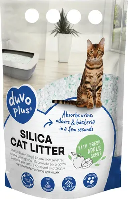 Immagine prodotto di Lettiera per gatti Duvo Plus Premium Silica Apple 5 litri