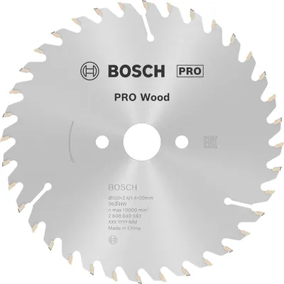 Produktbild von PRO Wood Kreissägeblatt, 150 x 2,4 x 20 mm, Z36