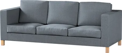 Produktbild von Dekoria Bezug für Karlanda 3-Sitzer Sofa nicht ausklappbar, kurz, grau, Bezug für Karlanda 3-Sitzer, kurz