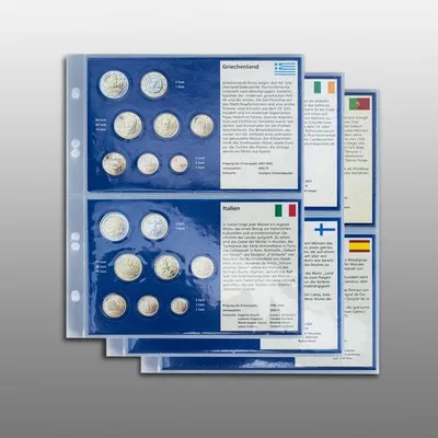 Produktbild von Prophila Collection 6 Stück Euro-Vordruck-Tabletts Irland, Finnland, Portugal, Spanien, Griechenland, Italien