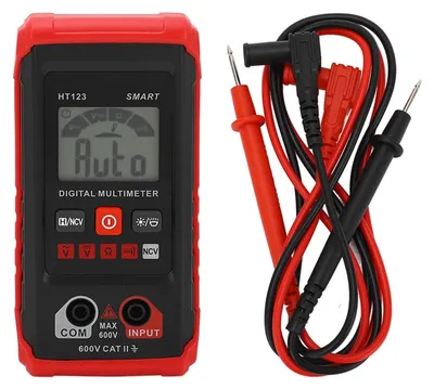 Obrázek produktu pro Digitální multimetr - Multimetr tester - 4000 čítání - Automatický rozsah - Napětí, proud a odpor