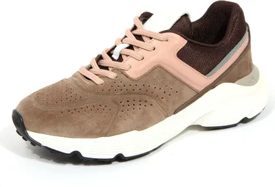 Produktbild von H2168 sneaker donna TOD'S RUN 54C woman suede shoes grey/pink
