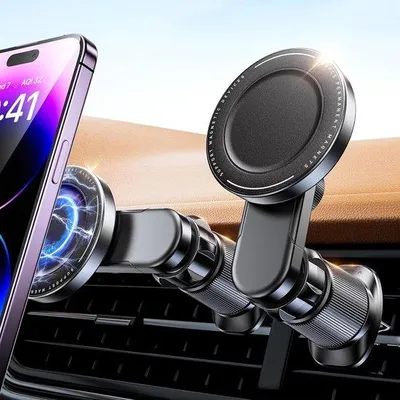 Productafbeelding van Magnetische telefoonhouder voor auto - 360° draaibaar met sterke N52 magneet