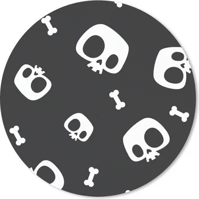 Produktbild von MuchoWow® Mauspad Mousepad Muster - Schädel - Skelett - Knochen - Junge - Kinder - Kinder 20x20 cm - Mousepads - Maus Mat - Pad - Mausunterlage - Schreibtischmatte