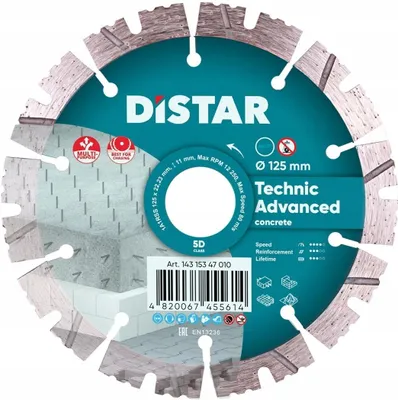 Produktbild von Distar Technic Advanced Diamantscheibe Beton 125mm