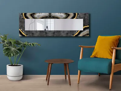 Produktbild von Wallity, 40120NISMA-022, Wandspiegel, Gold, MDF, 40 x 120 cm