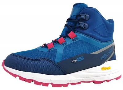 Produktbild von Trollkids Skarvan Hiker Mid XT Schnürstiefel Blau in Gr. 37