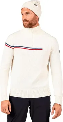 Produktbild von Rossignol Odysseus Merino Halbzippullover Weiß M Herren Weiß M