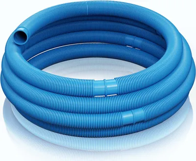 Produktbild von Wiltec Poolschlauch 30 m ⌀32 mm, Schwimmbadschlauch mit Muffen, Pumpenschlauch für Schwimmbecken, Saugschlauch, Solarschlauch