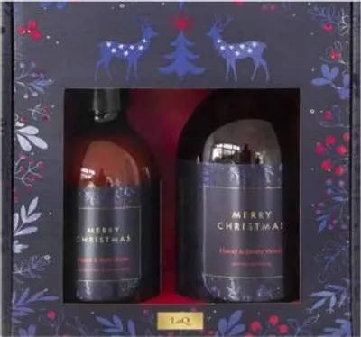 Produktbild von LAQ | Kosmetikset für Männer, Duschgel + Körperlotion, Vegan, Weihnachts-Kosmetikset, Geschenksets für Männer