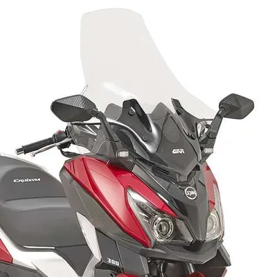 Immagine prodotto di Parabrezza Givi 7056DTG trasparente 780 mm x 705 mm con ABE, senza staffa per vari modelli SYM