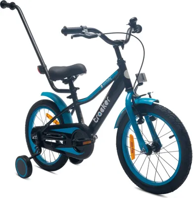 Image de Sun Baby Tracker bike Vélo d'enfant pour garçon 16 pouces bleu fluo