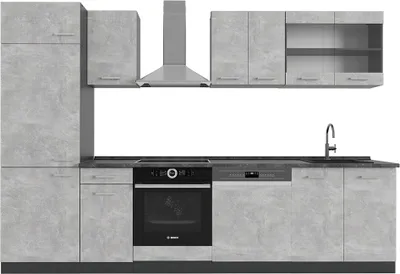 Immagine prodotto di Cucina componibile Vicco R-Line Calcestruzzo/antracite 300 cm , PL Antracite, Model 53649