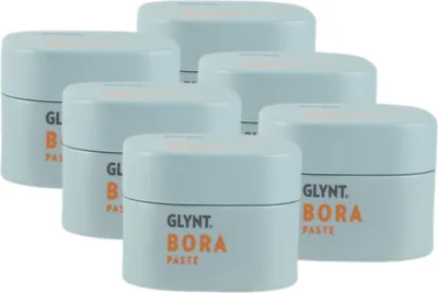 Produktbild von Glynt Bora Paste 6 x 75 ml Stylingpaste für texturierte Looks sanfter Halt Set