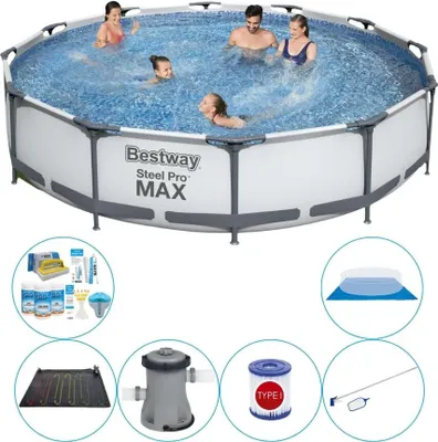 Zdjęcie produktu dla Zestaw basenowy - Bestway Steel Pro MAX 366x76 cm - okrągły