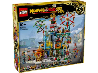 Produktbild von LEGO Monkie Kid 5-jähriges Jubiläum von Megapolis City 80054, Bausatz, 10 Jahr(e), Kunststoff, 2330 Stück(e), 3,8 kg