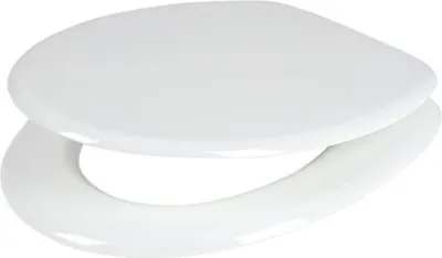 Produktbild von BURI WC-Sitz weiß Toilettendeckel Klodeckel Toilettensitz Klobrille MDF Brille Deckel