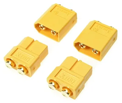 Immagine prodotto di Connettori placcati in oro XT-60PB (2 paia)