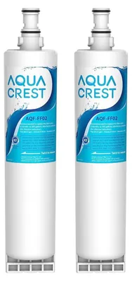Zdjęcie produktu dla 2X AQUACREST SBS002 Filtr wody do lodówki, kompatybilny z Whirlpool® 4396508 4396510 Maytag® KitchenAid® SBS002