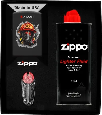 Produktbild von ZIPPO Feuerzeug-Set FIREFIGHTER DESIGN Geschenk No1