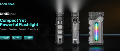 Produktbild von Loop SK05 Pro Nichia LED Spot - und Flutlicht Taschenlampe 3850 Lumen