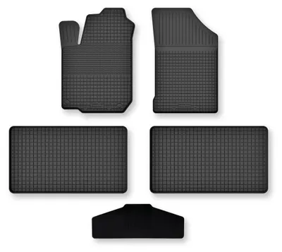 Immagine prodotto di Tappetini gomma vasca per Seat Alhambra I 1995-2010 5 pezzi tunnel