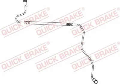 Obrázok produktu pre QUICK BRAKE flexibilné brzdové potrubie 96.017