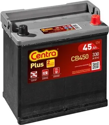 Produktbild von CENTRA Plus Starterbatterie 12V 45Ah 330A/EN Batterie