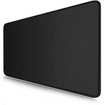 Productafbeelding van Zwarte, extra grote gaming-muismat, 140x70x0,3 cm, XXL-muismat voor toetsenbord, PC, laptop (1400x700x3 mm)
