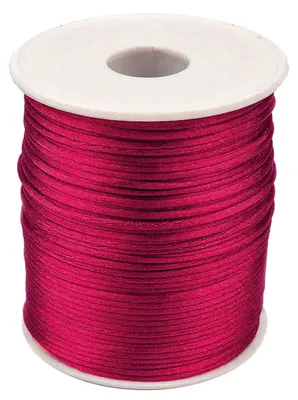 Produktbild von 90m Satinschnur 2mm Satinkordel Schmuck-Kordel -Schnur Kumihimo Bänder
