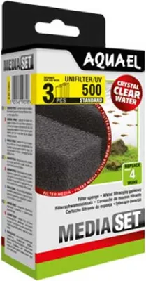 Image de Eponge filtre AQUAEL pour Unifilter 500 3 pièces