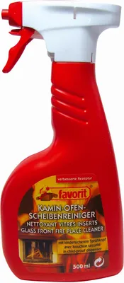 Produktbild von Favorit Scheibenreiniger für Kamin- und Ofenscheiben Inhalt 500 ml auslaufsicher