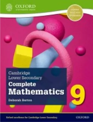 Produktbild von Cambridge Lower Secondary Complete Mathematics 9: Student Book (Second Edition)