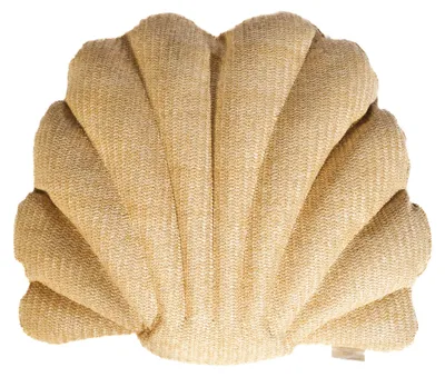 Immagine prodotto di Cuscino effetto raphia - Forma di conchiglia - 50x35cm
