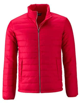 Produktbild von James and Nicholson - Steppjacke für Herren LT2521 (S) (Rot)