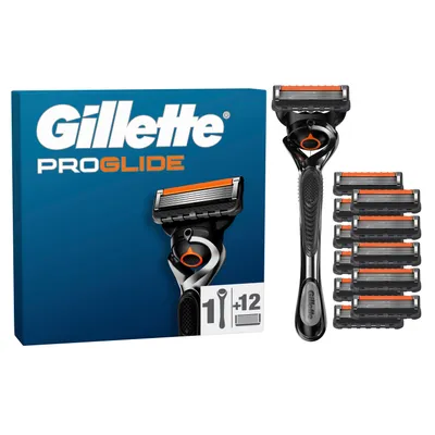 Produktbild von Gillette Nassrasierer - ProGlide + 12 Ersatzklingen